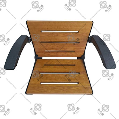 Oak Folding Stool wi